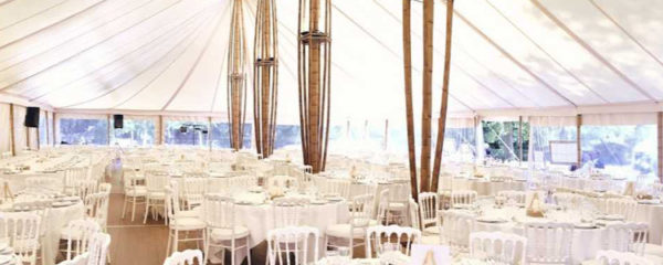 tente de réception pour un mariage